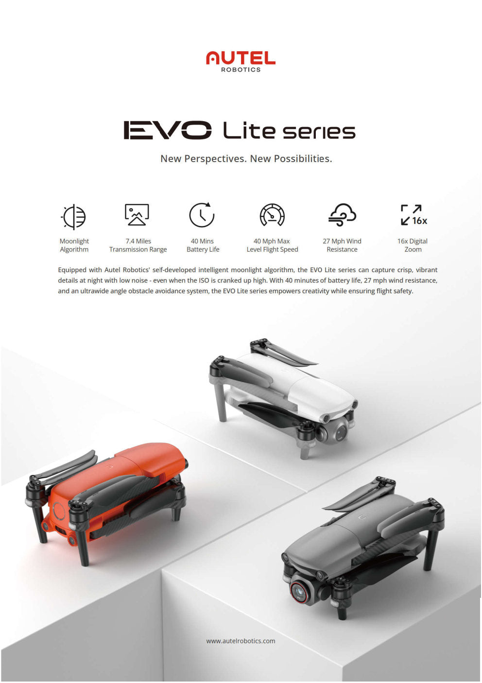 EVO Lite+ Flying Camera Drone